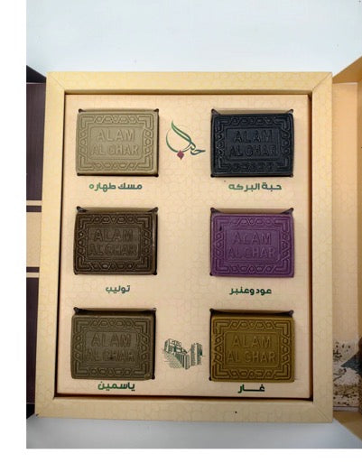 AAAAA仅东南亚支持货到付款,叙利亚精油古皂,一盒6块装,400克,6种味道,一块65克,