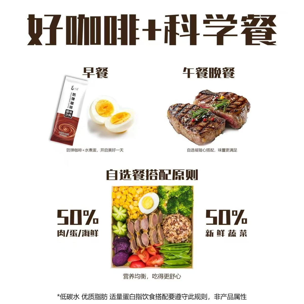 A       减肥好帮手生酮防弹咖啡固体饮料浓醇口感冲调即饮早餐代餐速溶咖啡浓郁口感