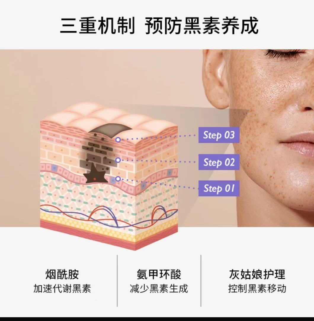 AAA   韩国GENABELLE洁娜倍集中焕白淡斑霜去黄提亮50ml/支