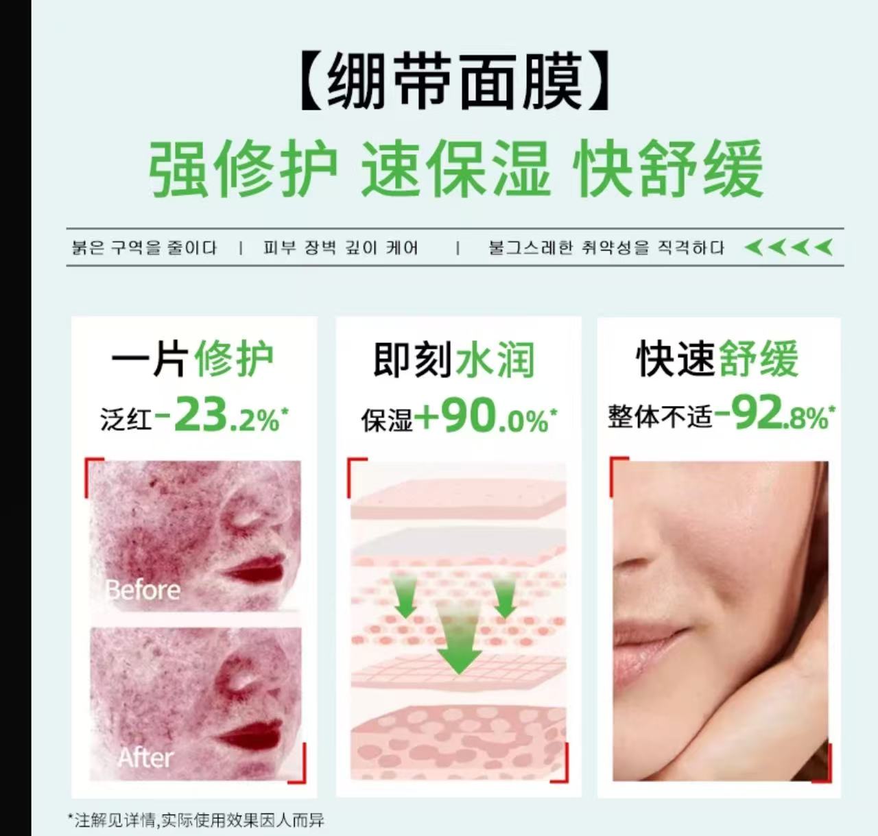 AAA   普小缇推荐韩国Dr.alia院线专供白绷带三型重组胶原蛋白修护面膜