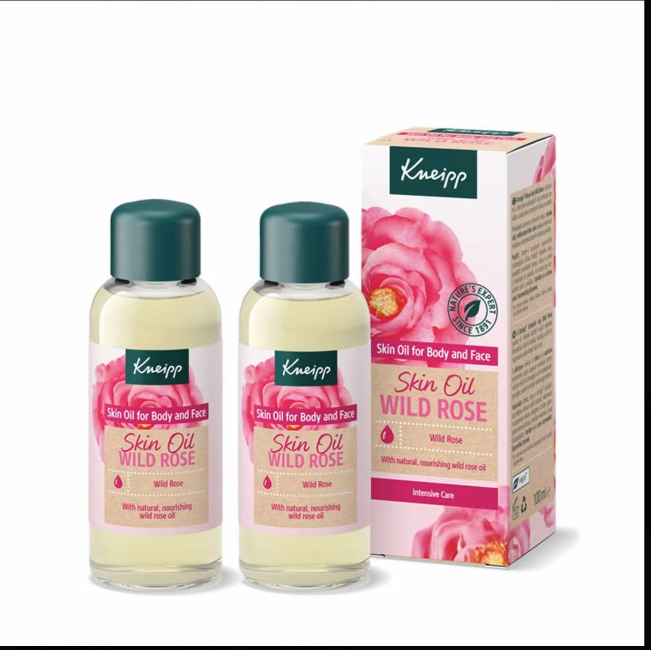 AA    英国三宝妈咪推荐克奈圃野玫瑰精华油持久留香身体油全身按摩推拿100ml